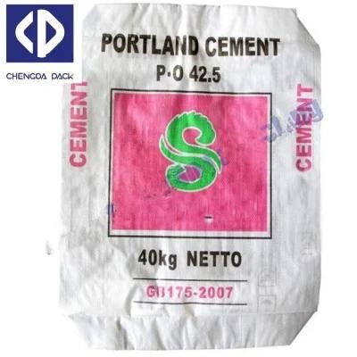 25kg 50kg Plastic Packaging PP Woven Bags Cement Bags 50 Kg Mining Bags