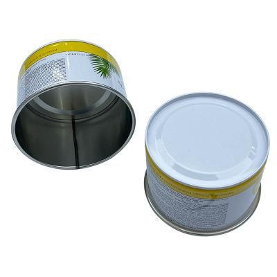 964# Wholesale Print Non-Standard Edge Curl Can Empty Round Tin Cans Food Can with Easy Open Lid