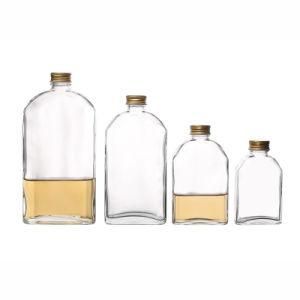 Empty 100ml 200ml 250ml 350ml 500ml Flint Customize Glass Bottles with Lids Factory