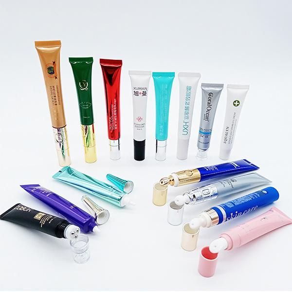 Cream Tube with Massage Cap Plastic Eye Cream with Roller