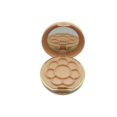 Single Empty Eyeshadow Case Customied Factory Wholesale Round Eyeshadow Palette with Mirror