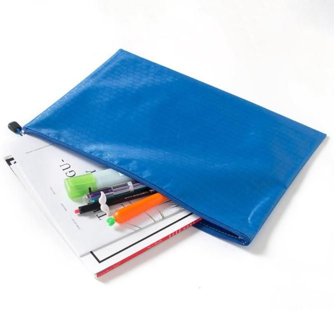 Nylon Zippered Bag for Documents and Stationery