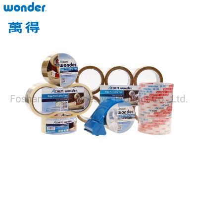 BOPP /OPP Acrylic Self Adhesive Super Clear/Crystal Packaging Carton Sealing Tape Jumbo Roll Printed