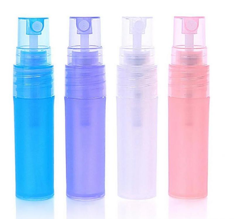 5/10ml Empty Spray Bottle Travel Plastic Perfume Bottles Refillable Atomizer 5 Colors New