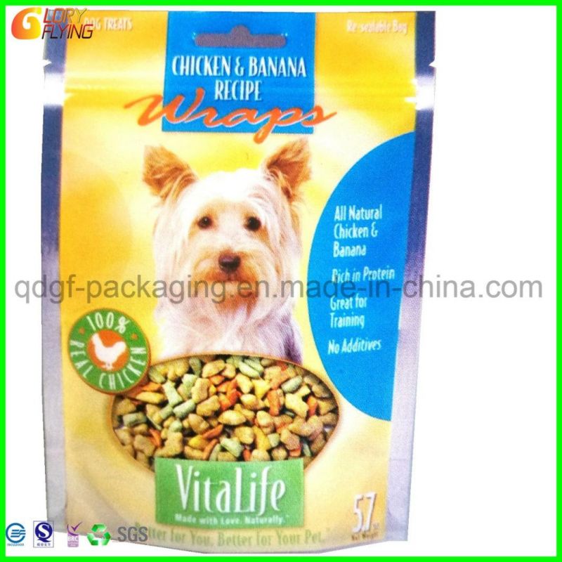 Dog Food Bag with Zipper and Hanger Hole/Small Pet Food Pouch