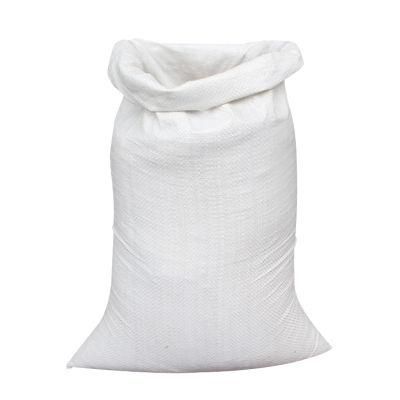 China 10kg 25kg 50kg Plain White PP Woven Rice Bag