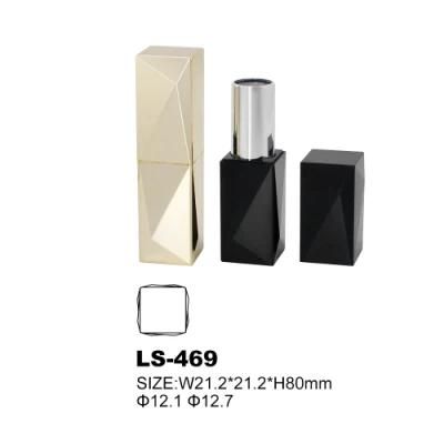 Square Lipstick Tube Empty Gold Lipstick Container Luxury Lipstick Packaging