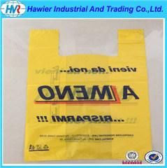 Hot Sale Custom Printed HDPE Plastic T-Shirt Bag Manufacturers