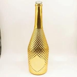 High Quality Customized Armand De Brignac Ace of Spades Brut Rose Champagne 750ml From Factory with Aluminum Sticker Label