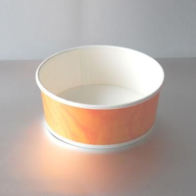 Custom Logo Disposable Paper Bowl for Salad Bowl