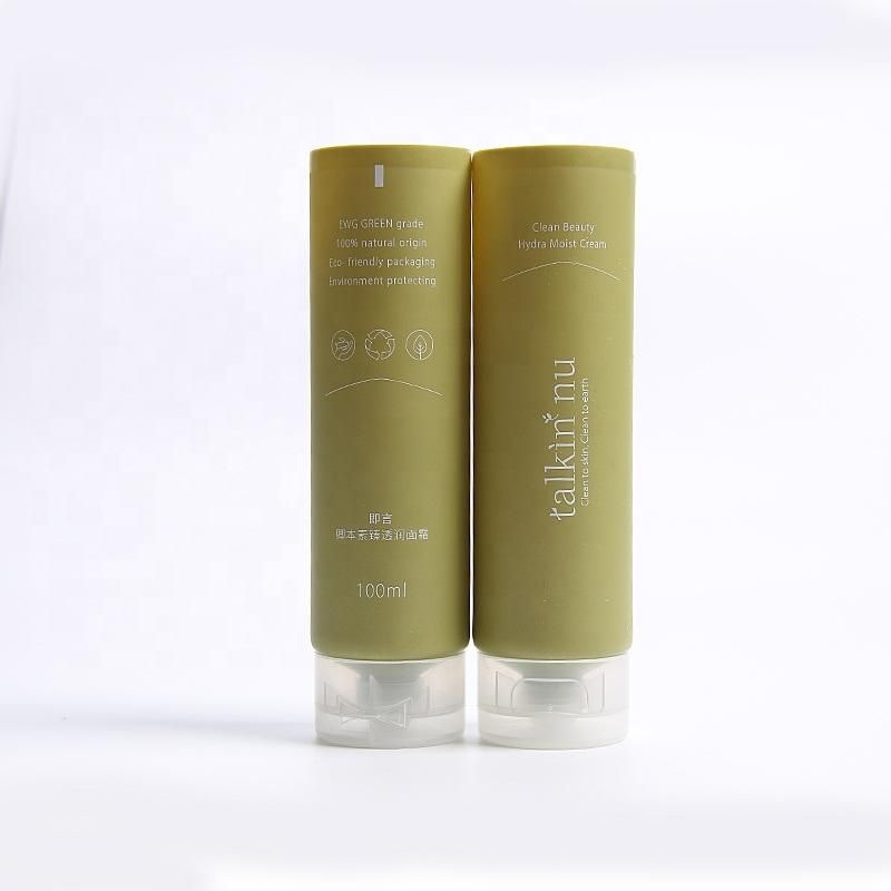 Environmental Friendly Biodegradable Material Sugarcane Material Hair Packaging Tube