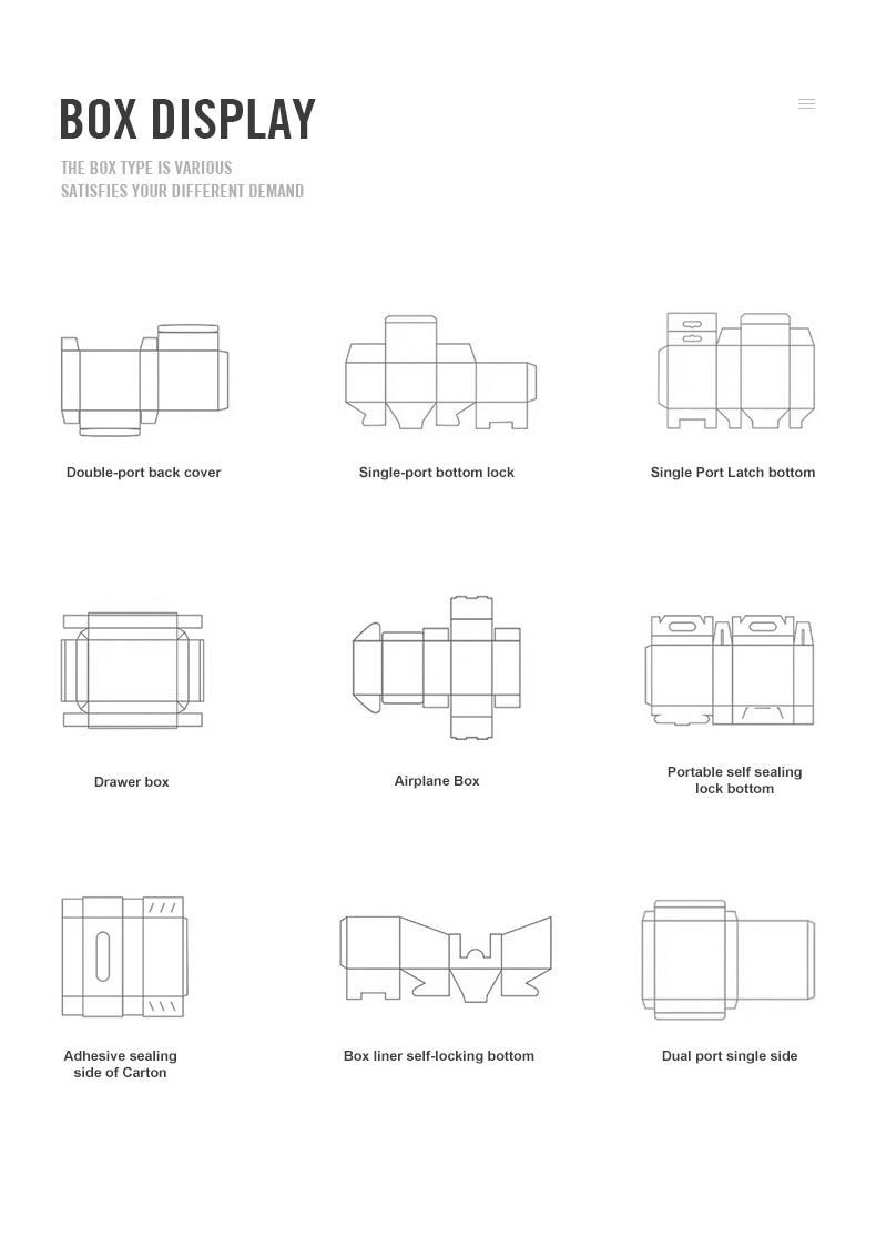 High Quality Transparent Folding Gift Packaging Plastic PVC Box