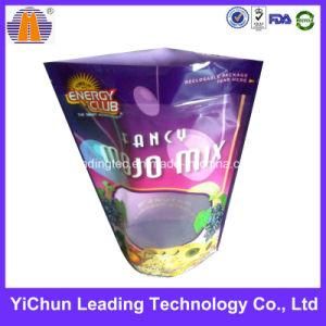Stand up Plastic Windowed Reclosable Zipper Food Packaging Bag