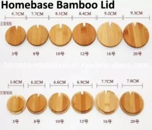 FDA LFGB Bamboo Lid for Jars Cans with Silicon Sealing