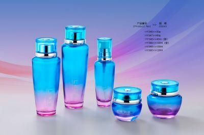 Hongye Glass Hy346 Fashion Empty Cosmetic Packaging Set Glass Bottle