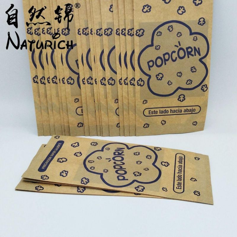 Custom Printed Microwave Popcorn Paper Bag China Factory