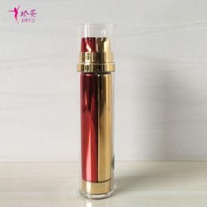 25ml*2 Round Straight Shape Double Tube Lotion Bottle for Skin Care Packaging