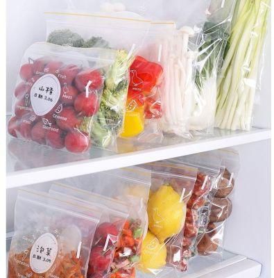 Zip Lock Freezer Food Storage Packing Bags