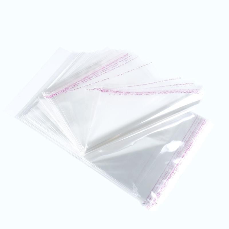OPP Plastic Cellophane Bag Clear Shirt/Clothes Packing Custom Poly Bag