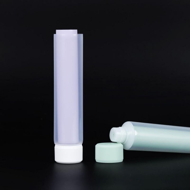 Plastic Tubes Cosmetic PP Hand Cream Plastic Soft Tube Packaging with Flip Cap