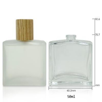 30ml 50ml Transparent Clear Frosted Perfume Bottles Empty Glass Mist Spray Bottles Dispenser Atomizer