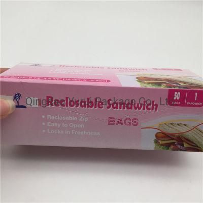 Custom Printed Food Grade Custom Printed Sandwich Zipper Bag