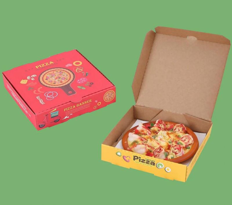 Custom Pizza Packing Box Manufacturers Turkey Pizza Delivery Box Socks