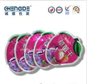 Shape Foil Three Side Seal Food Packaging Pouch with Zip Lock