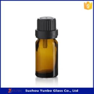 10ml Amber Essential Oil Glass Bottle with Euro Dropper Cap