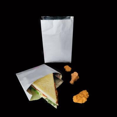 Foil Burger French Fries Double Bags Paper Fried Chicken Bag