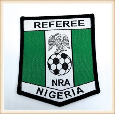 Competitive Price Embroidery Woven Badge Patch Iron on Flag Patch