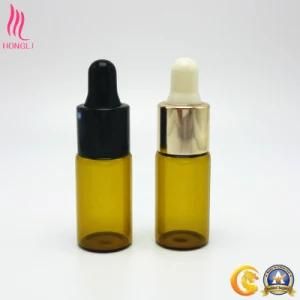 2017 Mini 3ml Essential Oil Container Glass Cosmetic Serum Dropper Bottle