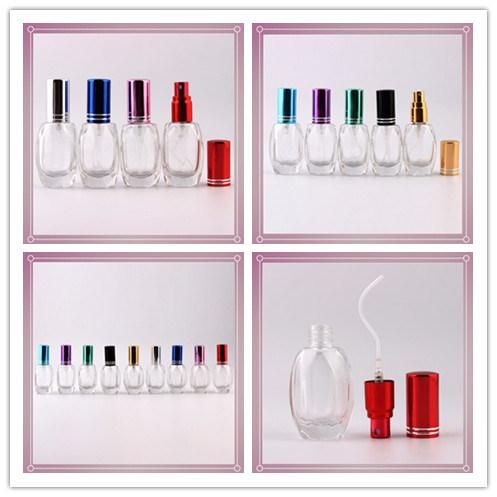 Glass Spray Perfume Bottle with Aluminum Bottle Cap