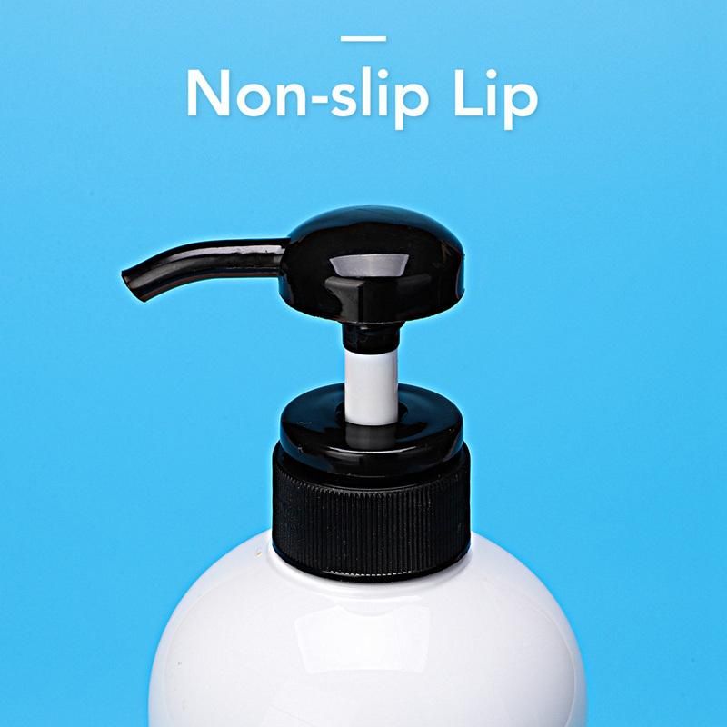 Cosmetic Black 33mm Lotion Pump Cap Dispenser for Hand Sanitizer (BP040-1)