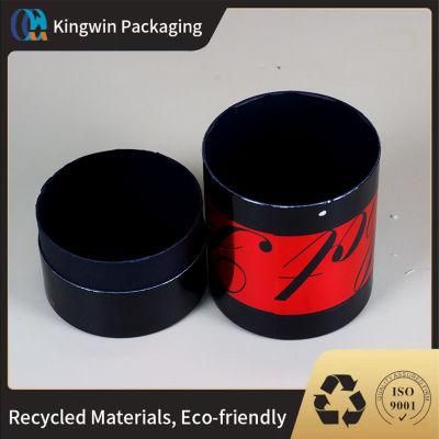 Wholesale Cardboard Cylinder Boxes Paper Box for Tea Cylinder Cardboard Round Tea Bags Packaging Canister