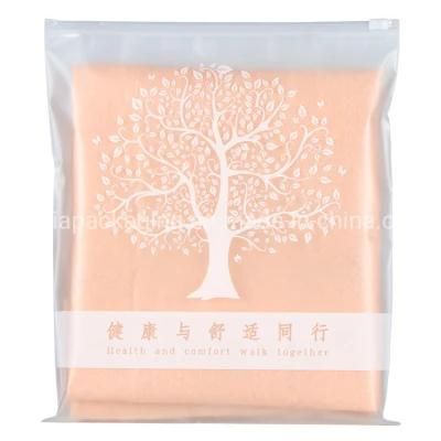 Custom Printed Frosted Resealable Ziplock T-Shirt Plastic Bag