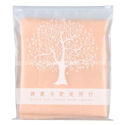 Custom Printed Frosted Resealable Ziplock T-Shirt Plastic Bag