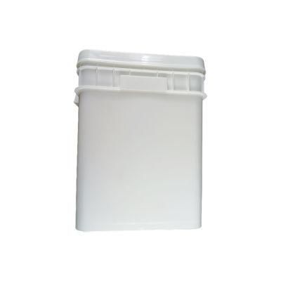 30 Liter Food Grade Square Plastic Tube Container Portable Plastic Square Bucket Pail Cube Wholesale