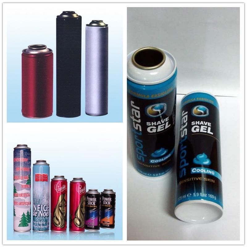 Different Size Empty Tinplate Aluminum Aerosol Cans for Paninting Car and Motorcycle Engine Oil