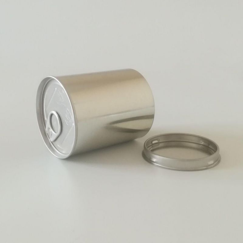 Customized Metal Empty Food Grade Pressitin Self Seal Tin Cans
