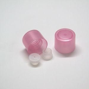 Plastic Pink Mushroom Flip Top Cap for Bottles