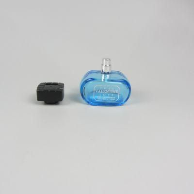 Fragrance Parfum Bottle Black Refillable Perfume Glass Bottle 100ml