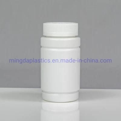 Empty Straight-Shaped Oxygen Resistance Capsules HDPE 175ml Plastic Bottle