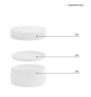 15ml 30ml 50ml 100ml Round PP Cosmetic Cream Jar for Skincare Products