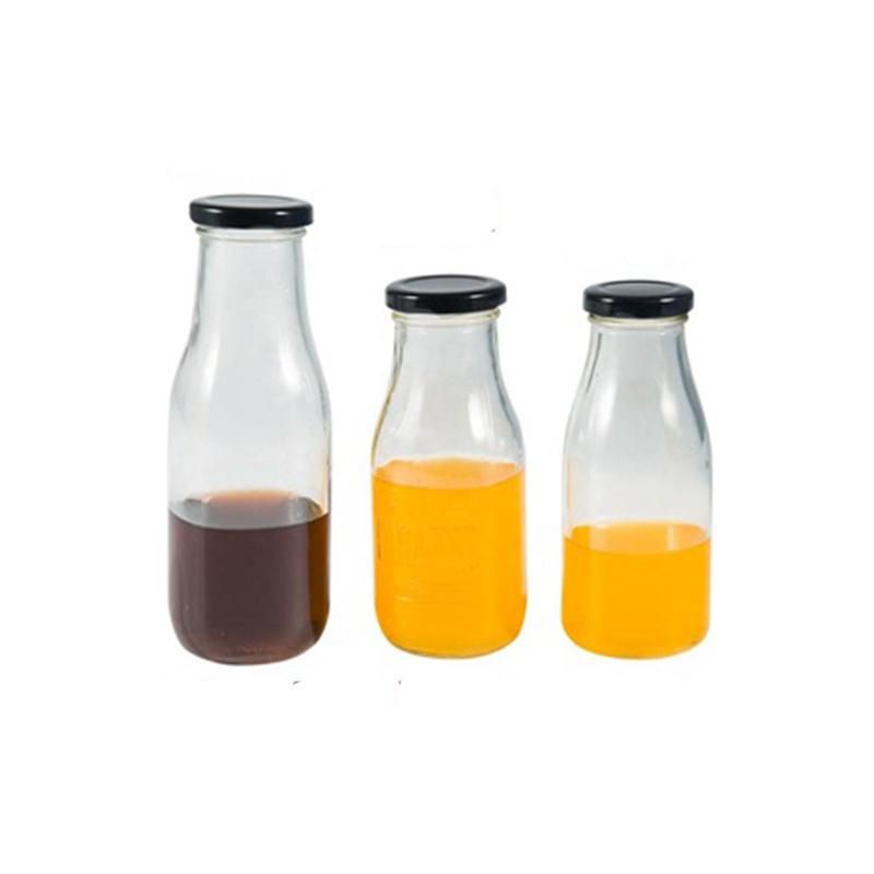 400ml Empty Wholesale Juice Beverage Milk Packing Glass Bottles