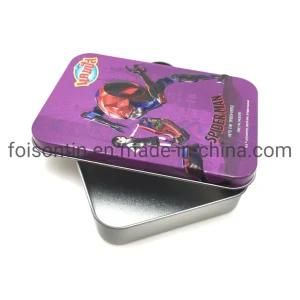 Hot Sale OEM Candy Tin Box Chocolate Tin Can with Nice Embossment