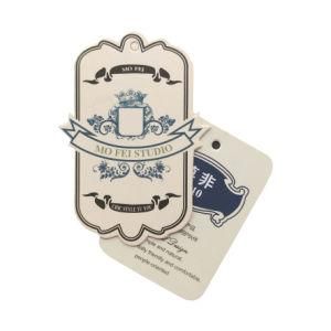 Custom Design Printing Hang Tag Garment Labels Paper Swing Tag Hollow out Design Clothing Hang Tags