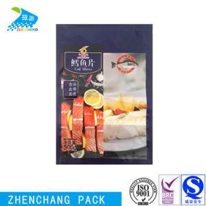 Multi Color Printed Fish Sea Food Package Three Side Sealed Bag Plastic Packaging Pouch