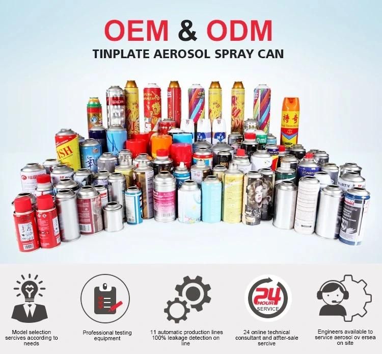 Metal Tinplate Automatic Paint Spray Can
