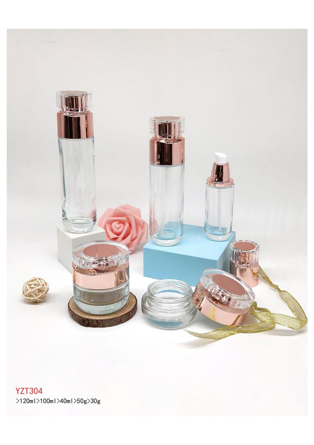Ys009 2020 New Design Cosmetic Packaging Acrylic Cosmetic Bottle Jars Have Stock